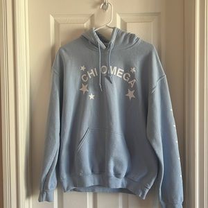 2 Chi Omega Sorority sweatshirts college